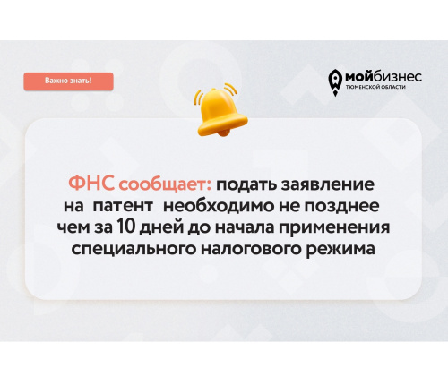 Чтобы работать на ПСН с 1 января 2025 года, заявление нужно подать не позднее 17 декабря