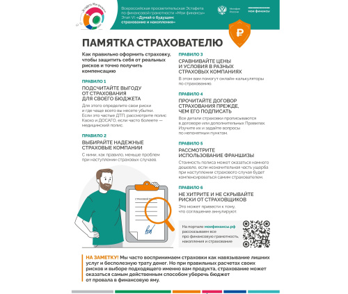 Всероссийская просветительская эстафета «Мои финансы»