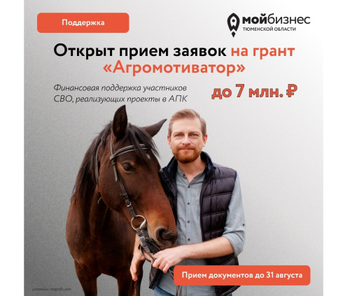 Участники СВО могут получить до 7 миллионов рублей на создание фермерского хозяйства