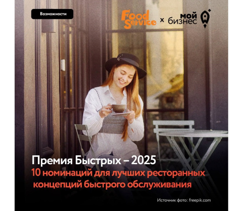 Рестораторы, заявите о себе на всю страну!