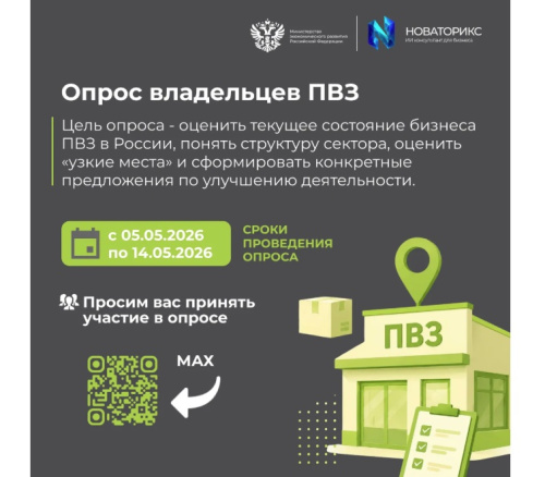 Опрос для владельцев ПВЗ