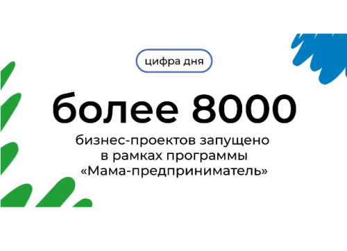 Более 8 тысяч бизнес-проектов запущено по программе «Мама-предприниматель»