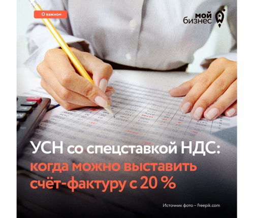 УСН со спецставкой НДС: когда можно выставить счёт-фактуру с 20%