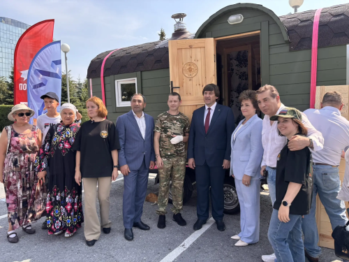 Проект «Баня бойцам» реализован в Тюмени