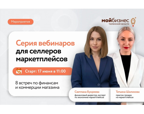 Центр "Мой бизнес" запускает серию вебинаров для продавцов маркетплейсов Тюменской области