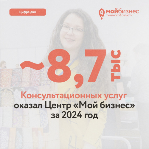 8,7 тысяч консультационных услуг оказал Центр "Мой бизнес" в 2024 году